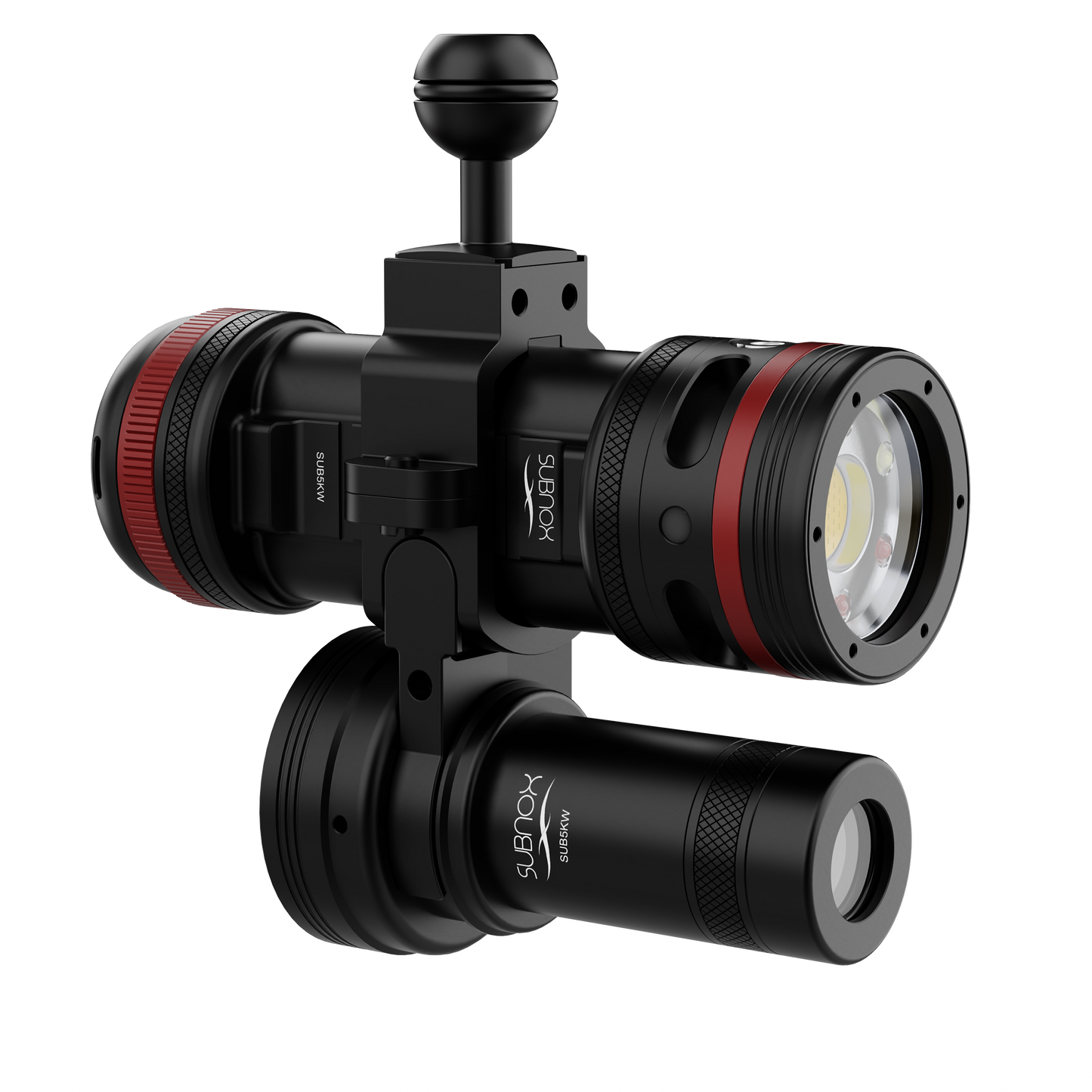 SUB5KW Compact 5000 Lumens Video Light (Optional Snoot and Ambient Blue Light Head, Sold Separately)